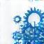 Illustration of engineering gears and tools